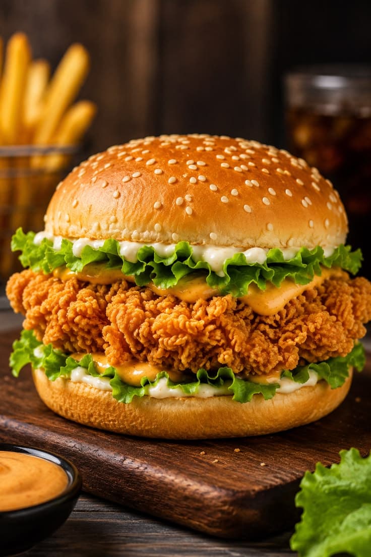 Zinger burger