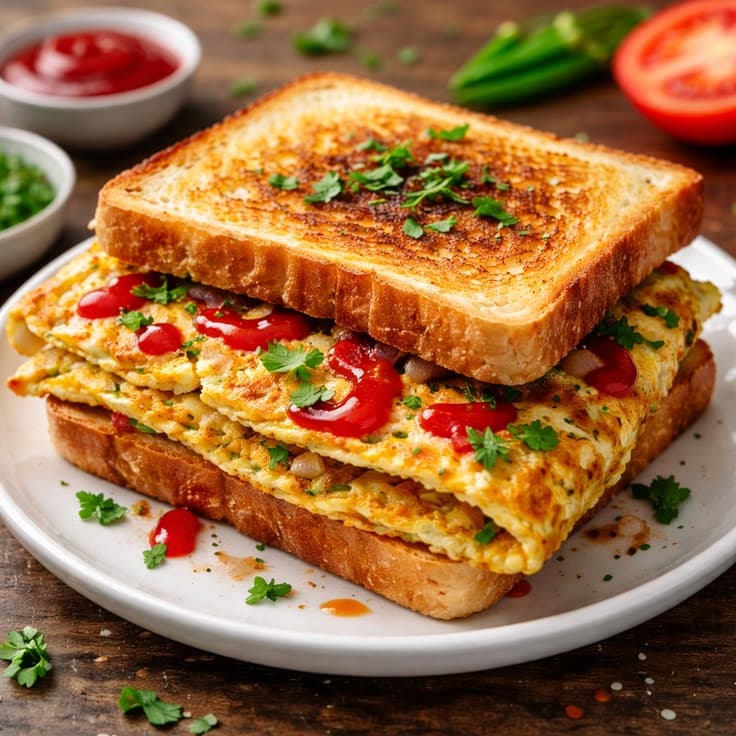 Bread Omlet