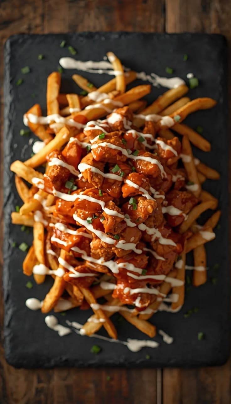Charcoal Chicken Loaded Fries