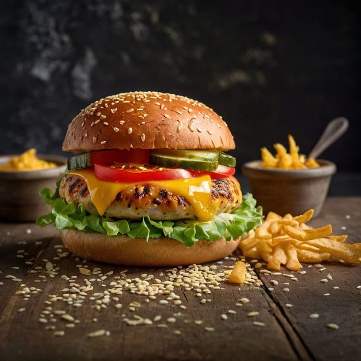 Chicken Patty Burger