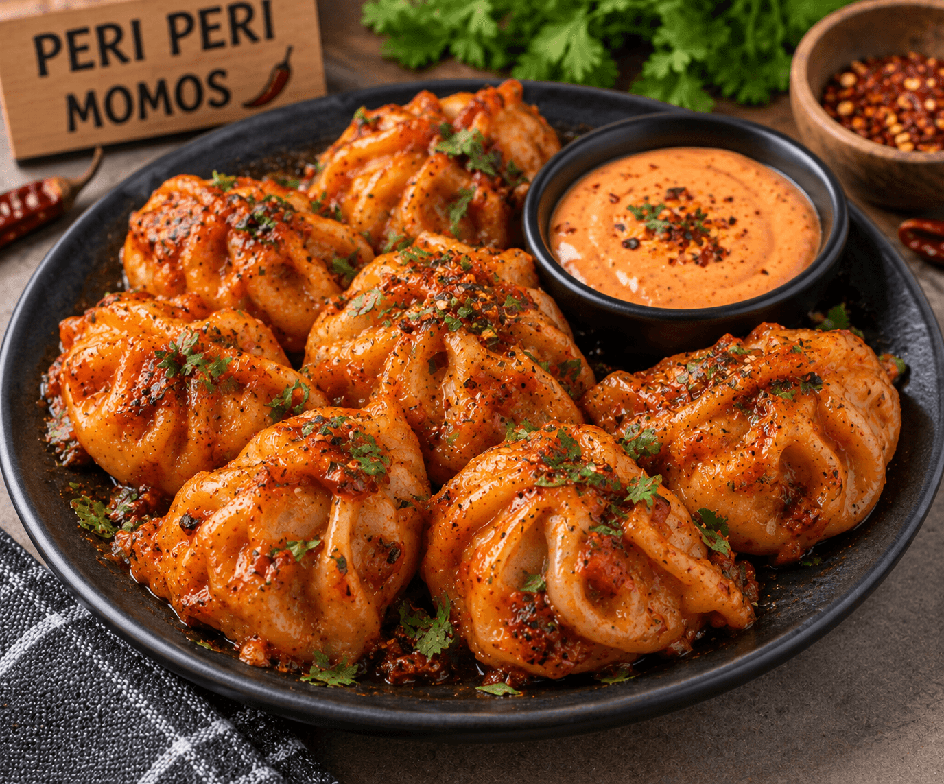 Peri Peri Momos
